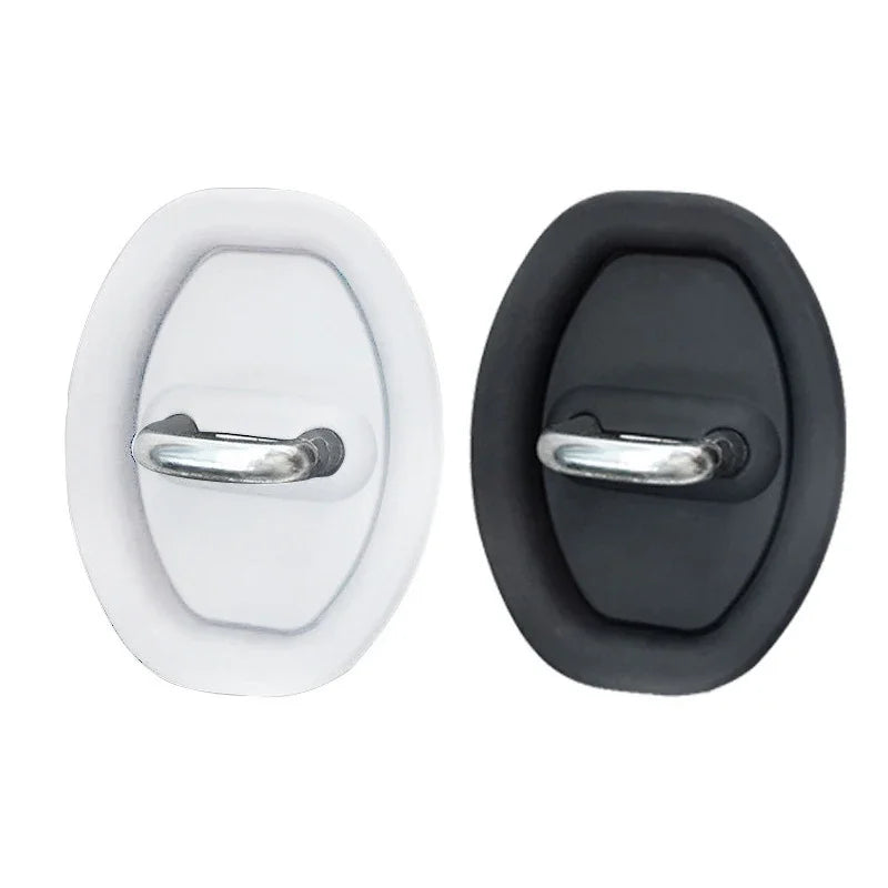 Universal Car Door Slamming Anti-Vibration Silicone Cushioning Mute Shock Absorber Protective Cover Door Latch Protection Pads