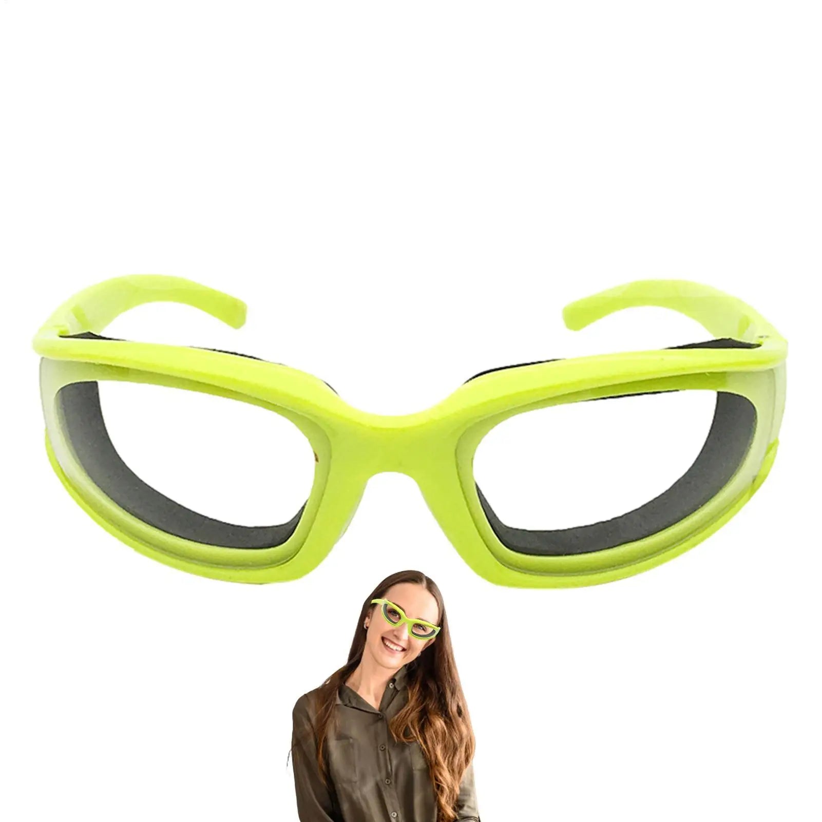 Anti-Crying Onion Goggles No-Tear Eye Protection for Kitchen Cooking with Anti-Fog Lens Universal Fit over Prescription Glasses