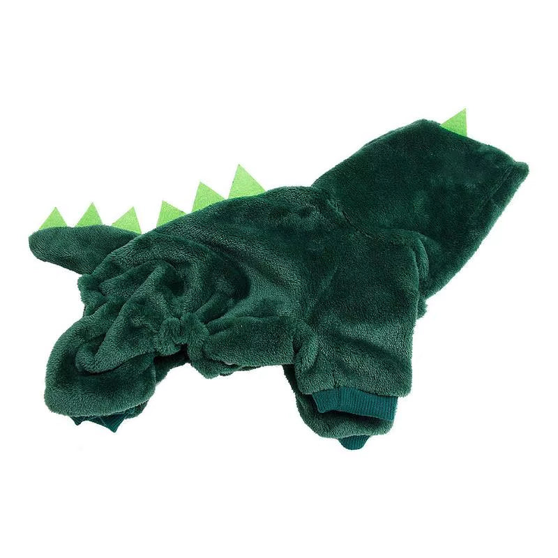 Adorable Dog Dinosaur Costume Hoodie - Soft, Warm, and Perfect for Playful Pets!