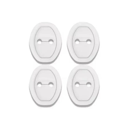 Universal Car Door Slamming Anti-Vibration Silicone Cushioning Mute Shock Absorber Protective Cover Door Latch Protection Pads