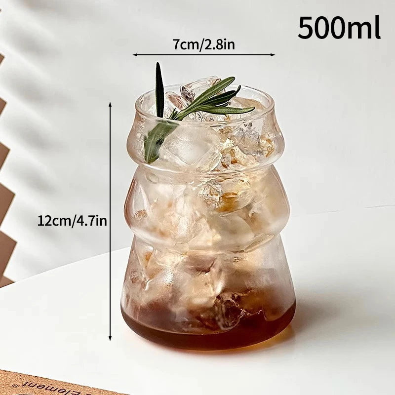 Coquette Aesthetic Glass Cups with Lids and Straws