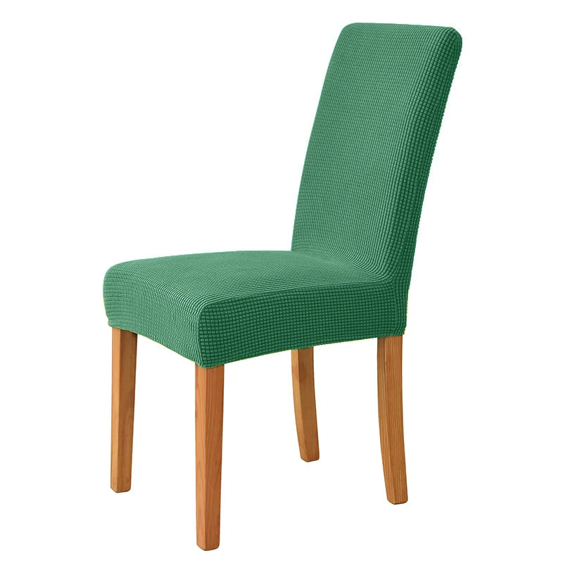 Jacquard Corn Kernel Fabric Chair Cover Universal Size Cheap Chair Covers Stretch Seat Slipcovers for Dining Room Home Decor 1PC