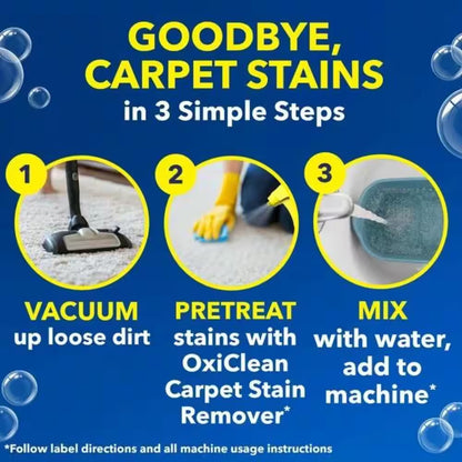 64 Oz. Oxi Clean Large Area Carpet Cleaner, (6-Pack)