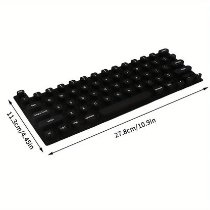 1Pc Silicone Laptop Keyboard Film Long Nails Convenient Typing Artifact Protects Manicure Available Press on Nails Key Caps