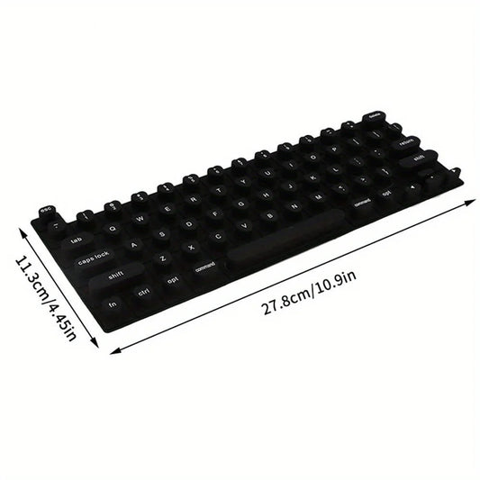 1Pc Silicone Laptop Keyboard Film Long Nails Convenient Typing Artifact Protects Manicure Available Press on Nails Key Caps