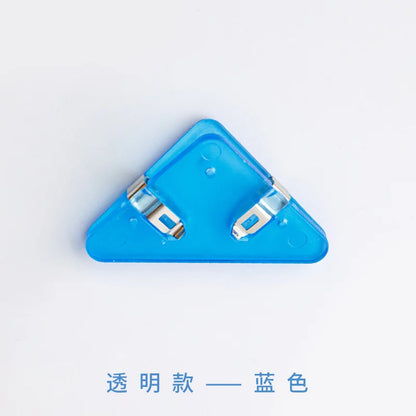 10Pcs Triangle Corner Clips File Paper Clip File Index Photo Clamp Page Holder Stationery Multifunctional Office Desk Organizer