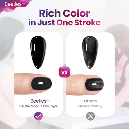Beetles Pro Gel Polish - 20ML Gel Polish, UV Nail Lamp Cure Needed Christmas Nail Arts Salon-Quality Shine Long Lasting