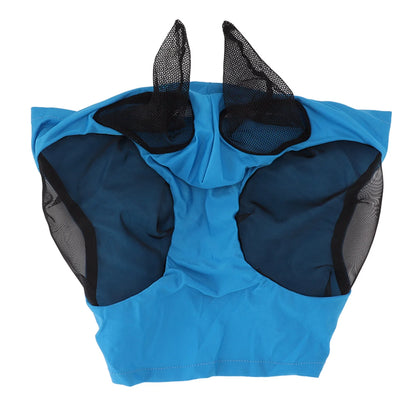 Horse Fly Mask with Ears Horse Mesh Fly Mask Breathable Elastic Horse Face Mask with Ears Riding Equestrian Equipment