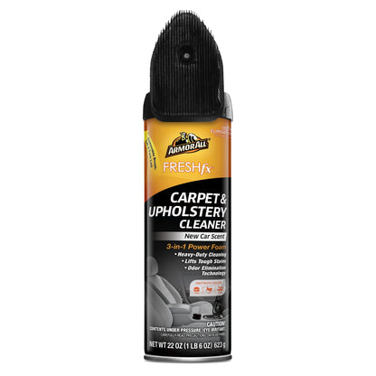 FRESH Fx Power Foam Automotive Cleaner, Winter Auto Messes, Carpet & Upholstery (New Car Scent, 22 Oz)