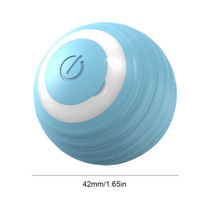 Electronic Pet Dog Toy Plush Doll Ball Talking Pet Bouncing Jump Ball Active Moving Pet Plush Toy Bite Resistant Interactive Toy