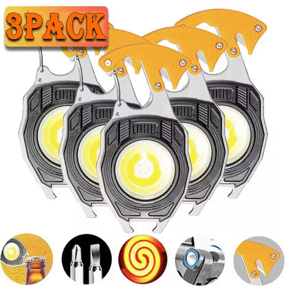 New Mini Multifunctional Portable Small Handlight Work Light High Power Strong Lights Portable Car Camping Keychain