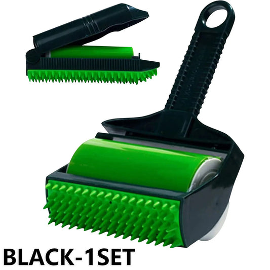 Reusable Clothes Hair Remover Roller Brush for Pet Hair Lint Sticking Cleaning on Clothes Furniture Car Seats Home Use