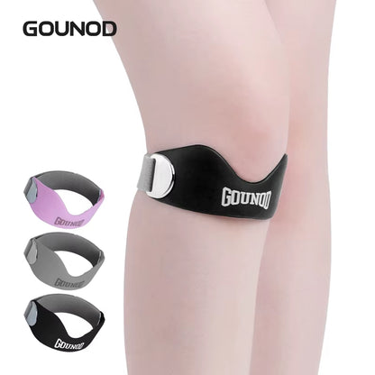Patella Tendon Knee Strap for Pain Relief, Basketball Stabilizer Brace Silicone Band Elasticity Fixed Supportion Patellar Ring