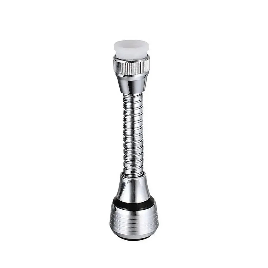 Kitchen Stainless Steel Faucet Sprinkler Water-Saving Device Lengthening Rotating Splash Proof Sprinkler Spray Extender Bubbler