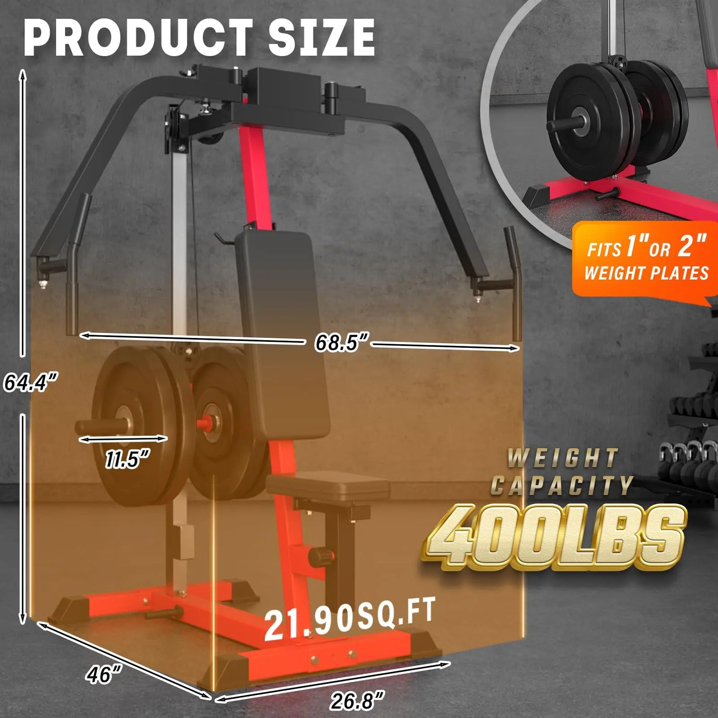 AECOJOY Ultimate Chest & Reverse Fly Master 450Lbs Adjustable Upper Body Workout Equipment for Home Gym with Premium Triple-Layer Throne and High-Density Foam Top Maquina De Ejercicio