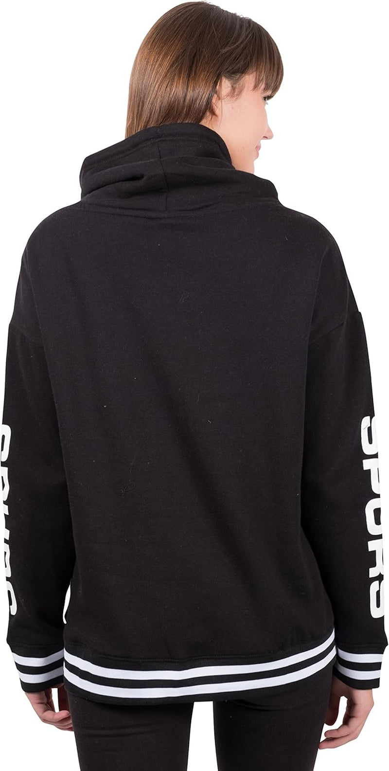 Women'S NBA Official Fleece Hoodie Pullover Sweatshirt Funnel Neck