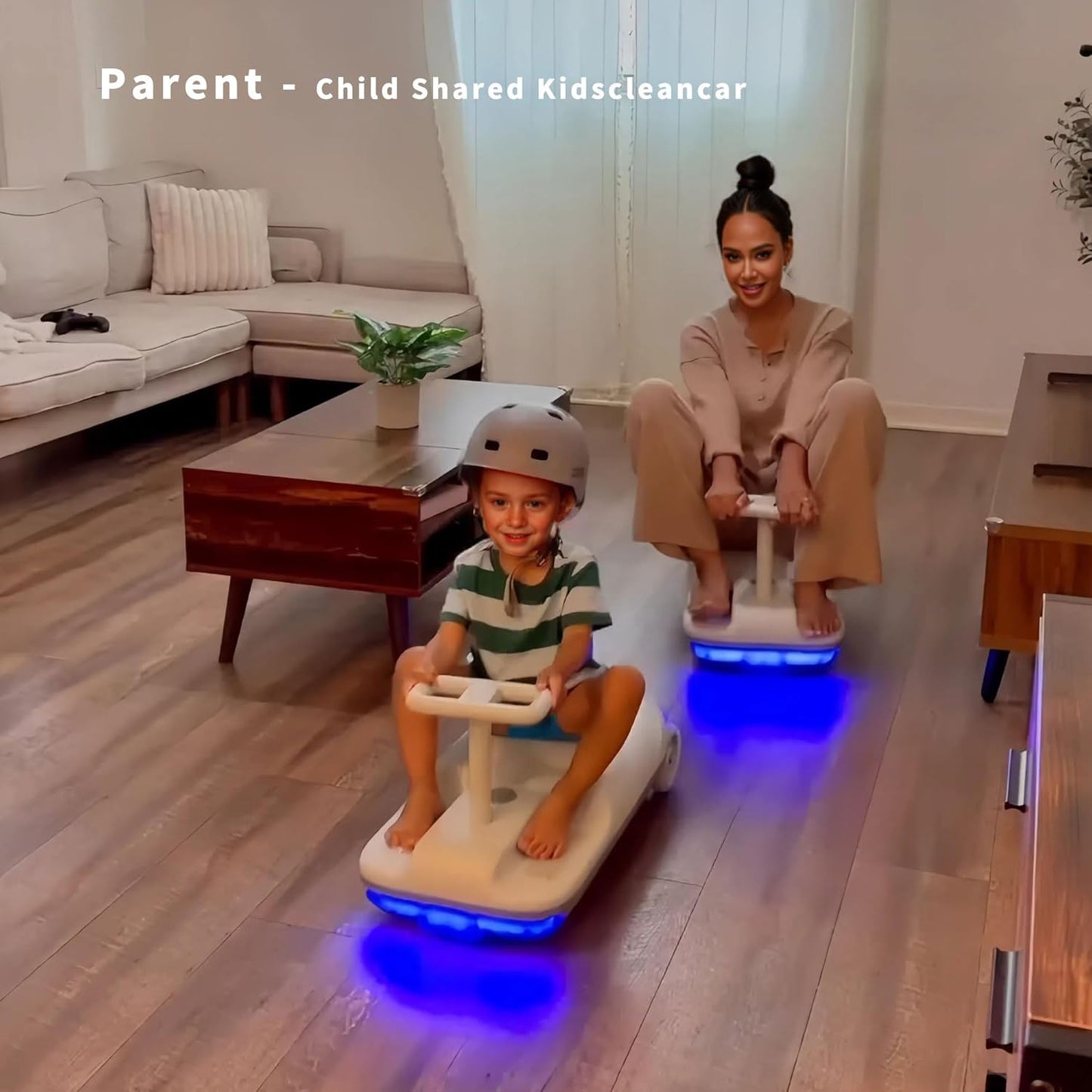 12V Ride-On Car with Cleaning Fun, 3 in 1 Gokart, Soft-Start, 5-Speed Adjustable, Detachable Mop, Rechargeable Battery, 160Lbs Capacity, Indoor & Outdoor for Kids Ages 3+ Gray