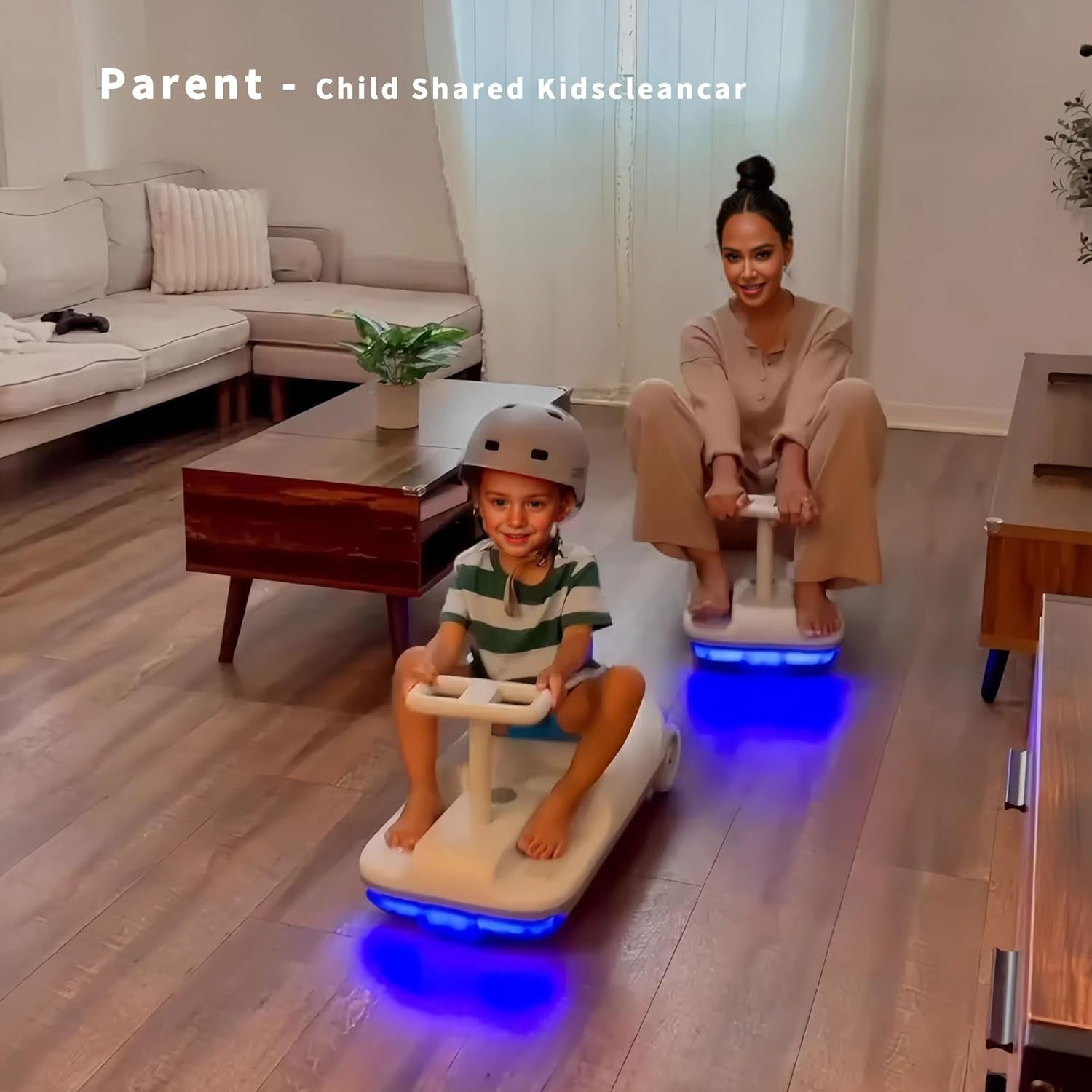 12V Ride-On Car with Cleaning Fun, 3 in 1 Gokart, Soft-Start, 5-Speed Adjustable, Detachable Mop, Rechargeable Battery, 160Lbs Capacity, Indoor & Outdoor for Kids Ages 3+ Gray