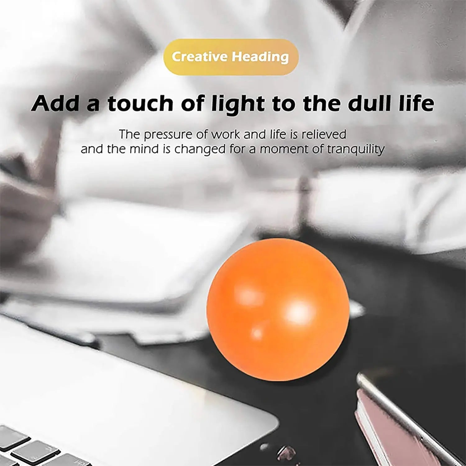 Glow-In-The-Dark Sticky Wall Balls Set, Stress Relief Toy for Adults, Perfect Gift for Birthdays & Halloween, Sensory, 6-Piece Anxiety Reducer