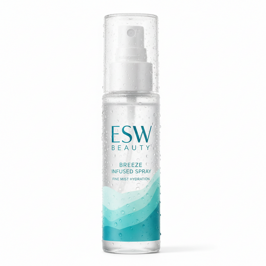 [ESW Beauty Official] Lychee Breeze Infused Facial Mist, Vitamin C, Niacinamide, Caffeinated, Dry Sensitive Skin, Vegan Korean Face Spray