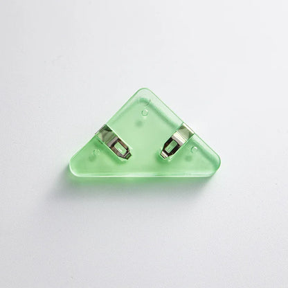 10Pcs Triangle Corner Clips File Paper Clip File Index Photo Clamp Page Holder Stationery Multifunctional Office Desk Organizer