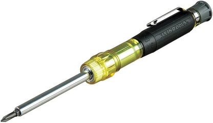32614 Multi-Bit Precision Screwdriver Set, 4-In-1 Electronics Pocket Screwdriver, Professional Phillips and Slotted Bits, EDC