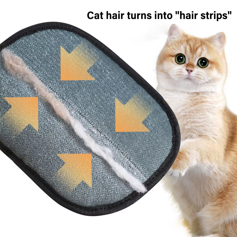 Pet Grooming Gloves Static Dedusting Brush Pet Hair Remover Brush Removing Dog Cat Hair from Sofa Carpet Clothes Tool Supplies
