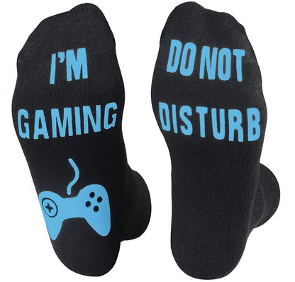 Do Not Disturb I'M Gaming Socks, Men Gifts Ideas Valentines Day Kids Valentine Boy Gamer Sock Gift for Mens Dad Father